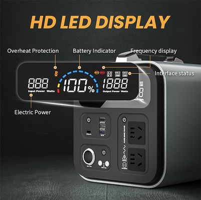 LiFePO4 Quick Charging Portable Lithium Power Station Overload Protection